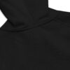 sweat à capuche 100% coton de couleur noir, brodé avec azamul en tifinagh la langue berbère amazigh kabyle de couleur noire par azamoul mode et accessoires berbères