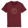 tshirt YAZ premium avec le symbole berbère amazigh YAZ , symbole du peuple libre amazigh, par azamoul mode et accessoires berbères de couleur Bordeaux