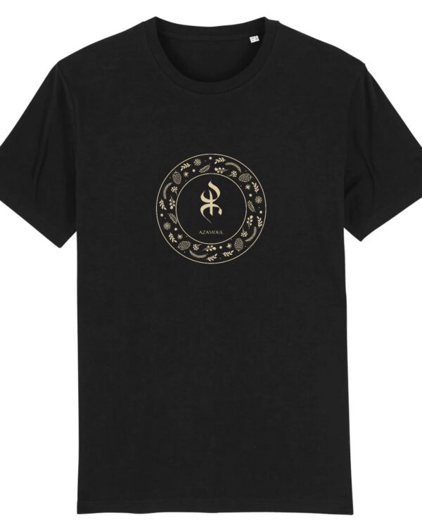 tshirt YAZ pour homme symbole berbère du peuple libre par azamoul mode et accessoires berberes couleur Noir