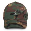 Casquette militaire brodée yaz symbole de liberté et noblesse chez les amazighs par azamoul mode et accessoires berbères
