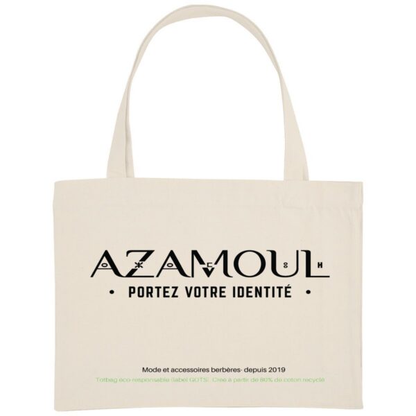 Sac de shopping  azamoul portez votre identité grande Contenance, accessoire berbère amazigh par azamoul mode et accessoires