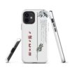 coque pour samsung izumal solide mettant en valeur des symboles de l'identité Amazigh à travers l'alphabet tifinagh et une branche de l'olivier symbole de durabilité et solidité et la montagne djurdjura de la kabylie en algérie