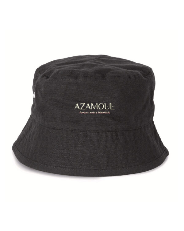 Bob portez votre identité- pour Hommes et Femmes - 100% Coton - Imprimé en France - bob noir par azamoul mode et accessoires berbères amazigh